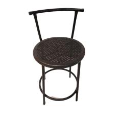 Banqueta para cozinha americana - bar -  balcão - com encosto cor preta