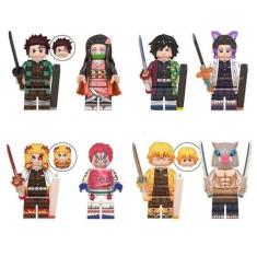 Boneco Blocos De Montar Kit Demon Slayer
