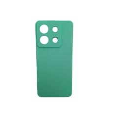 Capa Capinha Aveludada Compatível Para Xiaomi Poco X6 - DB, Verde-água