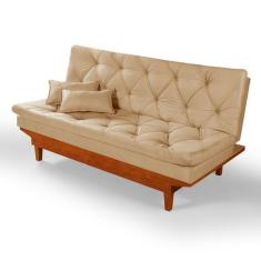 Sofa Cama Caribe Reclinavel Base Em Madeira Essencial Estofados, Choco