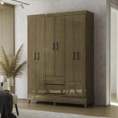 Guarda Roupa 6 Portas 2 Gavetas com Pés - Espresso Móveis