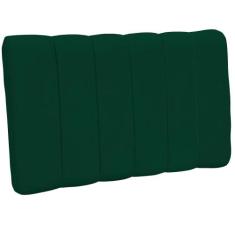 Cabeceira Cama Box Painel Solteiro 100 cm Dubai W01 Suede Verde Musgo 