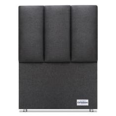 Cabeceira South Linho Cinza Solteiro (11x90x125) - Ortobom