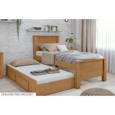 Cama Bibox de Solteiro Lopas Athenas c/Auxiliar Rovere