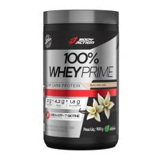 100% Whey Prime 900g Sabor Baunilha Bodyaction