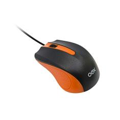 Mouse Com Fio 1000 Dpi Oex Ms100 - Laranja