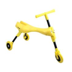 Triciclo Infantil Dobrável Leve Compacto - Clingo - Amarelo