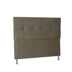 Cabeceira Casal 1,60m Lisboa Suede Bege Dal Poz Estofados