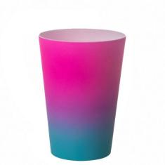 Copo Mega Drink Fantasy Rosa E Tiffany - 550ml - Neoplas