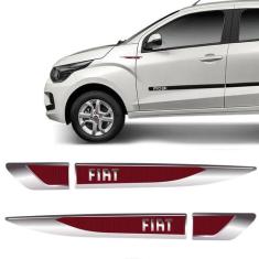 Aplique Lateral Fiat Argo Mobi Punto Palio Emblema Cromado - SPORTINOX