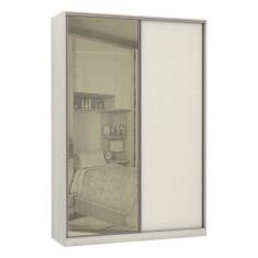 Guarda-Roupa Solteiro Luciane 2 Portas de Correr 3 Gavetas Prime Plus 