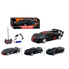 Carrinho de controle Remoto Recarregável Esportivo Rápido Super Esport