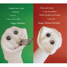 Quiplip Sock Em's Birthday 6) Cartões comemorativos