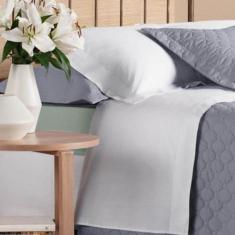 Lençol com elástico Solteiro King 200 fios Privilege - Andreza - Andre