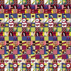 Papel De Parede Quadro Personagem Famosos Autocolante