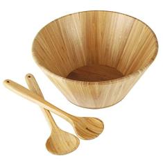 Mor - Conjunto de Saladeiras Bamboo 3 Peças