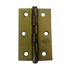Dobradiça MGM 3 Unidades 2,5 Polegadas com Parafusos Bronze Latonado