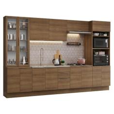 Armário de Cozinha Completa 340cm Rustic Stella Madesa 01