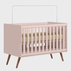 Berço Americano Q Encanto Retrô Rosa – Qmovi