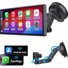 Ecrã Apple CarPlay Sem Fio JATAZA 10.26" com GPS e Bluetooth
