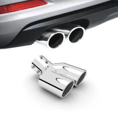 Ponteira esportiva para escapamento Fiat Punto Aço Inox - 3r Acessorio