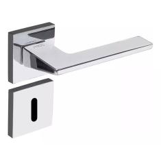 Fechadura Pado Porta Sara Externa Ros Cr Cromada - Interna