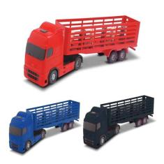 Caminhão Voyager Boi Boiadeiro - Sortido - Roma Brinquedos