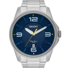 Relógio Orient Masculino Prata/Azul - MBSS1288 D2SX-Masculino