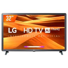Smart TV LED 32" HD LG 32LM 621 PRO 3 HDMI 2 USB Wi-Fi ThinQ Al Conversor Digital
