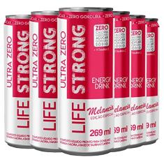 Energético Life Strong Energy Drink 6 unidades Melancia