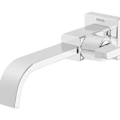 Torneira Para Lavatório De Parede Cromada Next - Docol