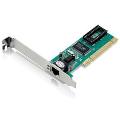 Placa De Rede Lan Placa Ga131 Pci Com Conector Rj45 Fast Ethernet