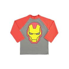 Camiseta Surfista Marlan Fps Longa Avengers Homem De Ferro