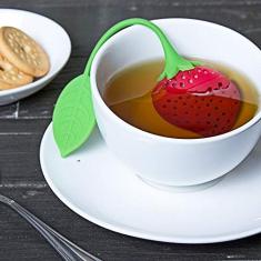 Infusor de chá em silicone formato frutas