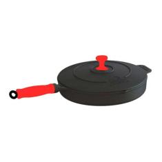 Frigideira Com Cabo De Silicone Vermelho 2,1 Litros 26cm - Libaneza