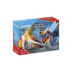 Playmobil City Action Gift Set Bombeiros Da Sunny 70291