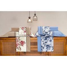 Jogo Lençol Valentina Queen 4 Peças 2,50m x 2,40m