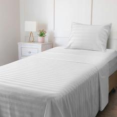 Jogo de Cama Solteirão 4 Peças 300 Fios 100% Algodão - BF Colchões