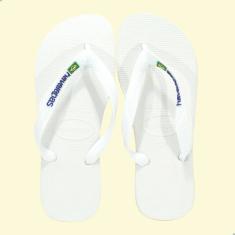 Chinelo Havaianas Brasil Logo Branco