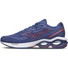 Tênis Mizuno Wave Creation 24 Azul Masculino 43 Corrida Multiesportes