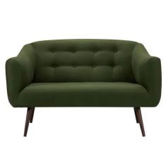 Sofá Retrô Noruega 2 Lugares - Verde Musgo - versatilly