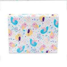 Lençol de Cima  c/ Bainha Solteirão Percal Estampado 180 Fios - Dryka 