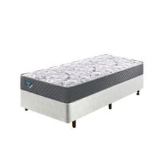 Cama Box Solteiro King Reforçado 96x203x38cm e Colchão Adapto Molas En