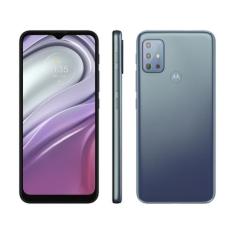 Smartphone Motorola Moto G20 64GB Azul 4G - 4GB RAM Tela 6,5 Câm. Quád