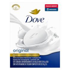 Dove Sabonete Em Barra Branco 90G - 8 Unidades