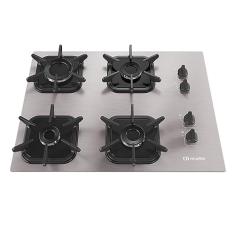 Cooktop Mueller 4 Bocas de Alumínio com Queimador Ultra Chama MCG4BK