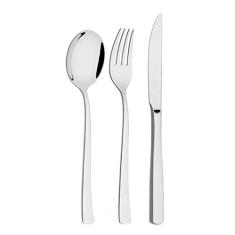 Faqueiro Tramontina Berlin Brilho em Aço Inox com Facas para Churrasco Forjada Acabamento Alto Brilho 72 Peças