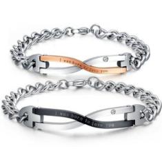 Unidade Pulseira  Banhada Ouro  Ou Ródio Masculino ou  Feminino - Euro