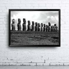 Quadro Estátuas Pascoa A4