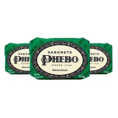 Kit 3 Sabonete em Barra 90g Amazonian Óleo de Palma Vegetal Hipoalergê